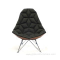 Stainless steel Leg tile chair Leisure Armchair